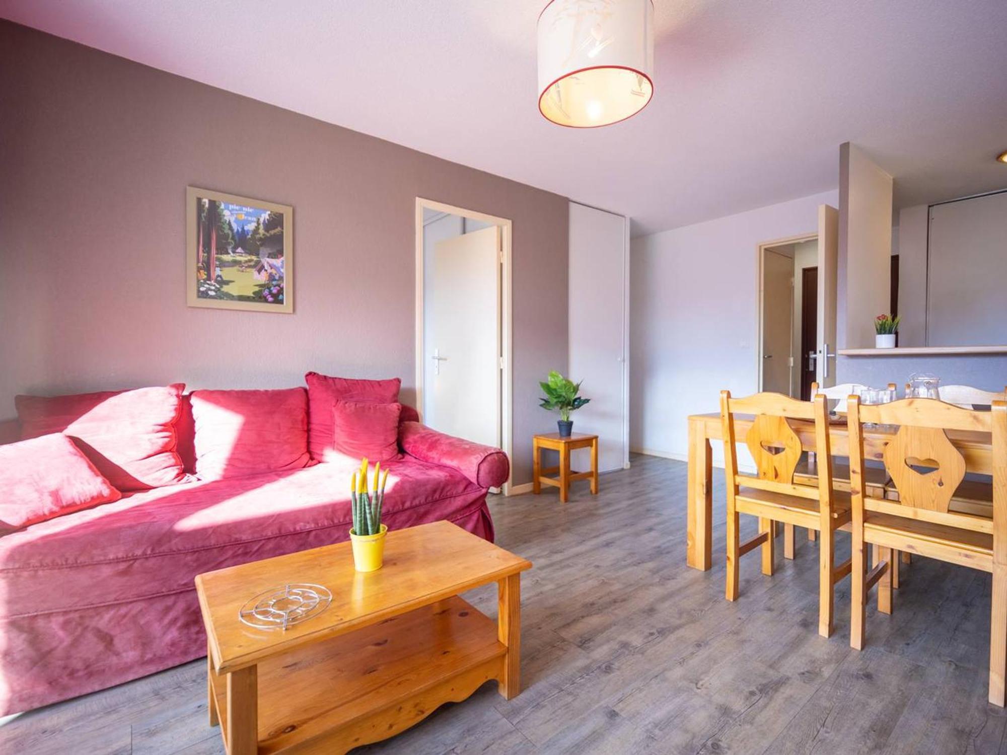 Charmant Appartement A Peyragudes Pour 6 Pers, Navette Aux Pistes, Parking Gratuit - Fr-1-695-2 Germ Exteriör bild